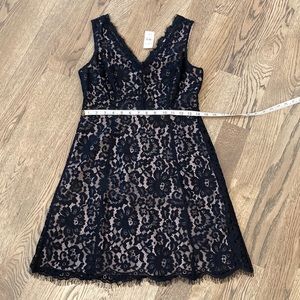 NWT Loft Black Lace cocktail dress